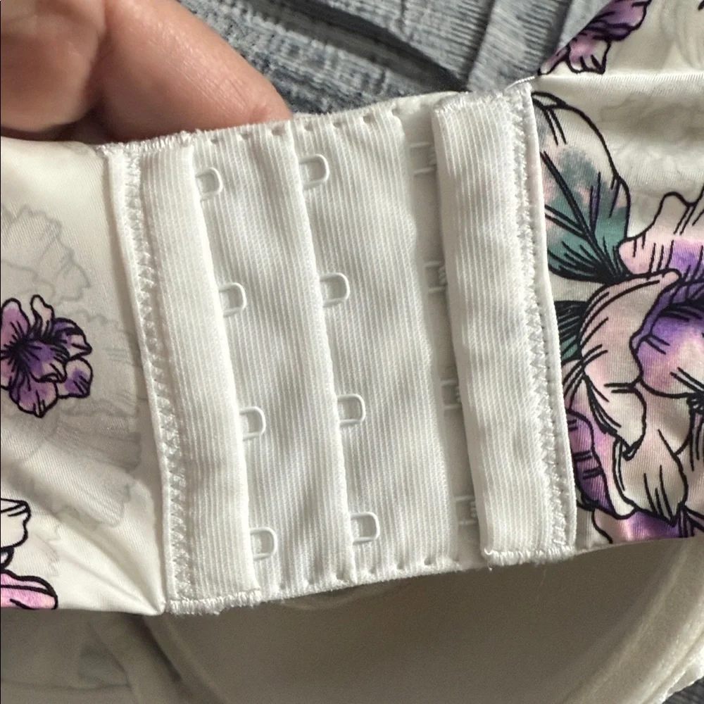 Torrid Curve Lightly Lined Full Coverage Floral Print Bra 42DD